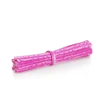 Pembe Baskili Kağıt Folyo Klips