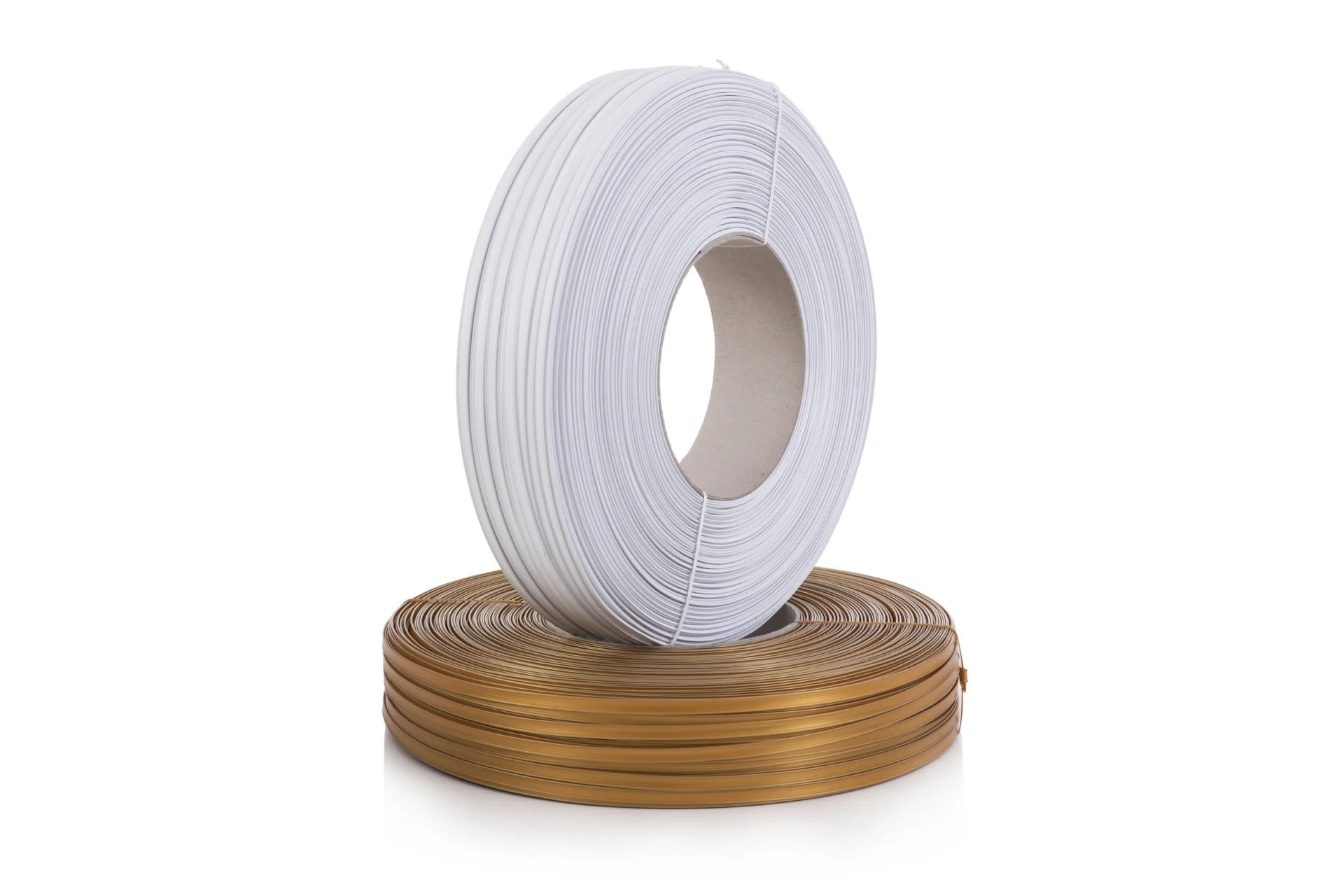 Weißgoldenes Doypack-Clip-Rollen-Set